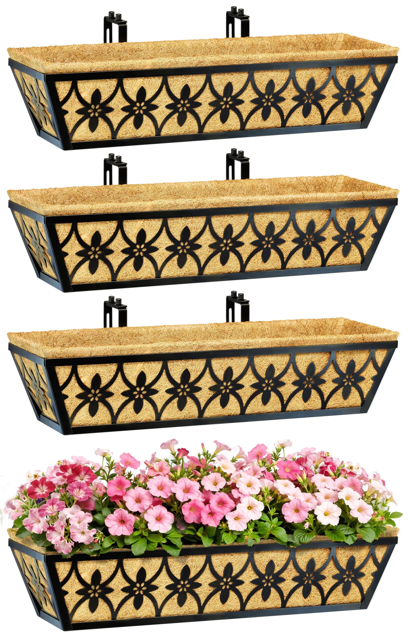 EINYEXW planter box in outdoor garden setting