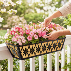 EINYEXW planter box mounted on balcony railing