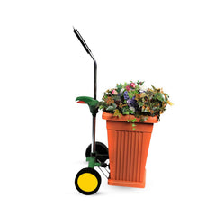 EJWOX Heavy Duty Plant Dolly Caddy front view with red finish