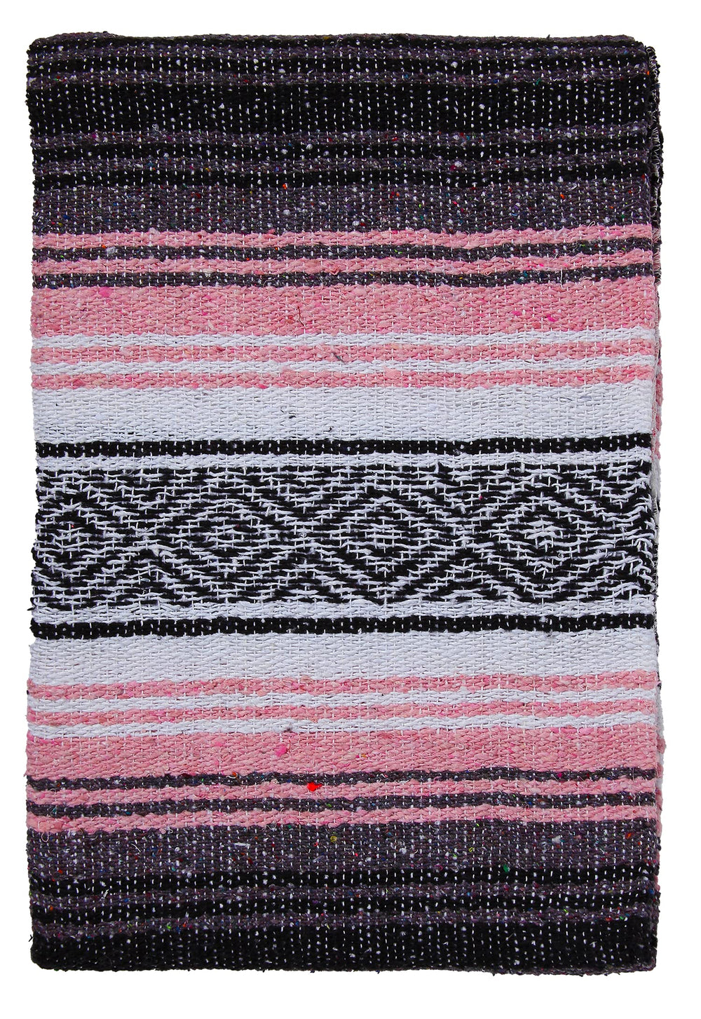 El Paso Designs Mexican Yoga Blanket in a close-up showing the weave