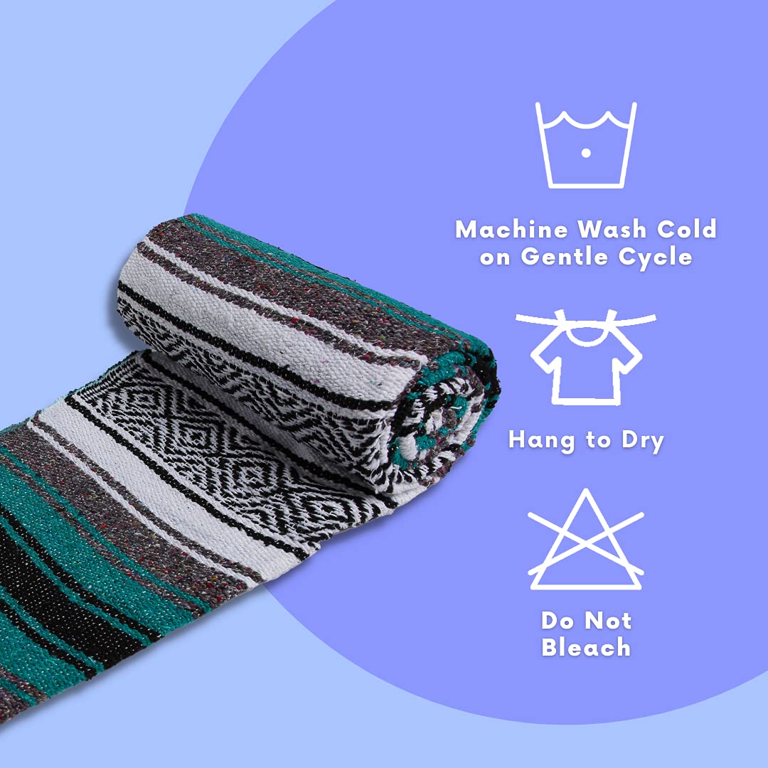 El Paso Designs Yoga Blanket spread out on grass
