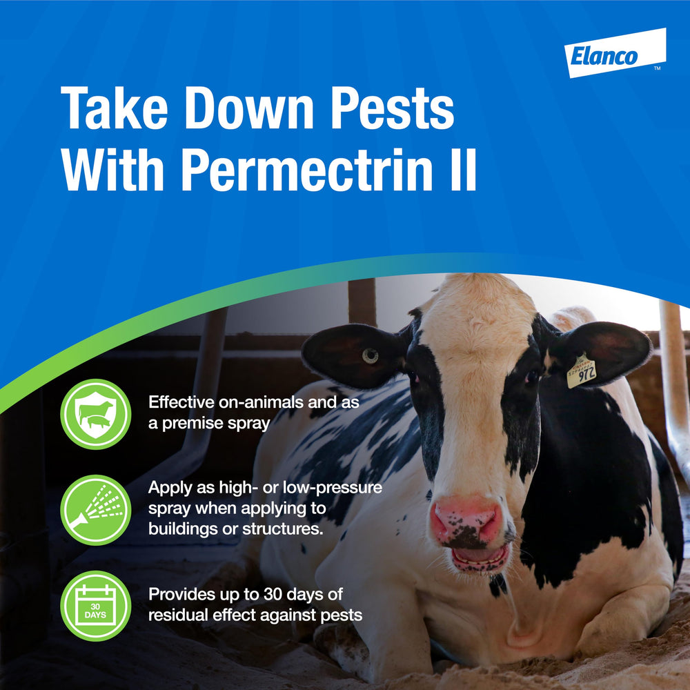 Elanco Permectrin II Insecticide packaging details