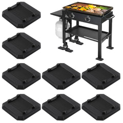 ElectricWise Griddle Leveling Shims Kit, includes 8 shims in black
