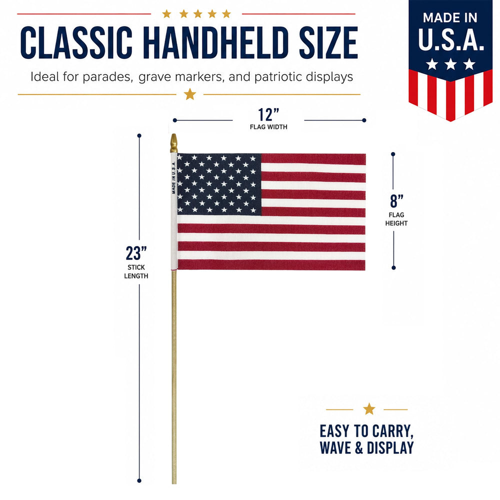 Elegant design of GiftExpress handheld flags