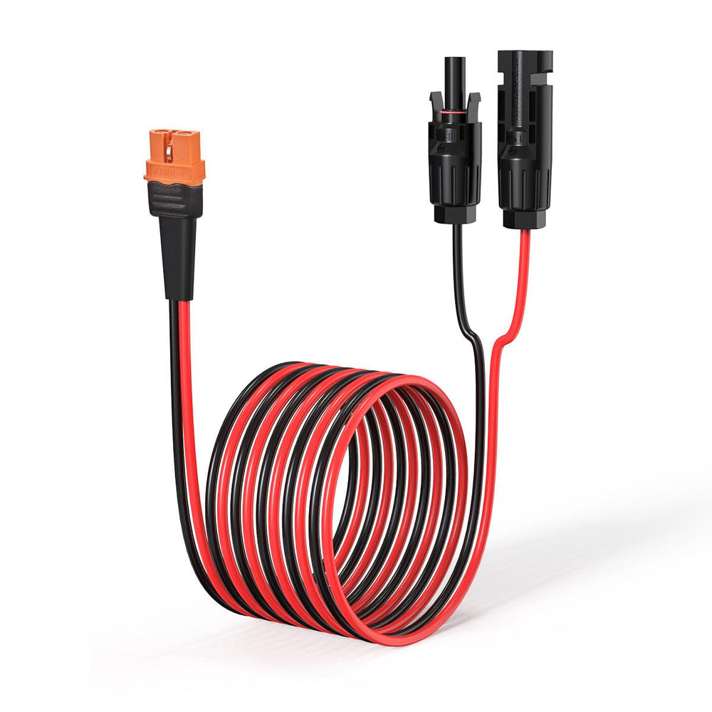 ELFCULB Solar to XT60i Cable 10AWG 35FT front view