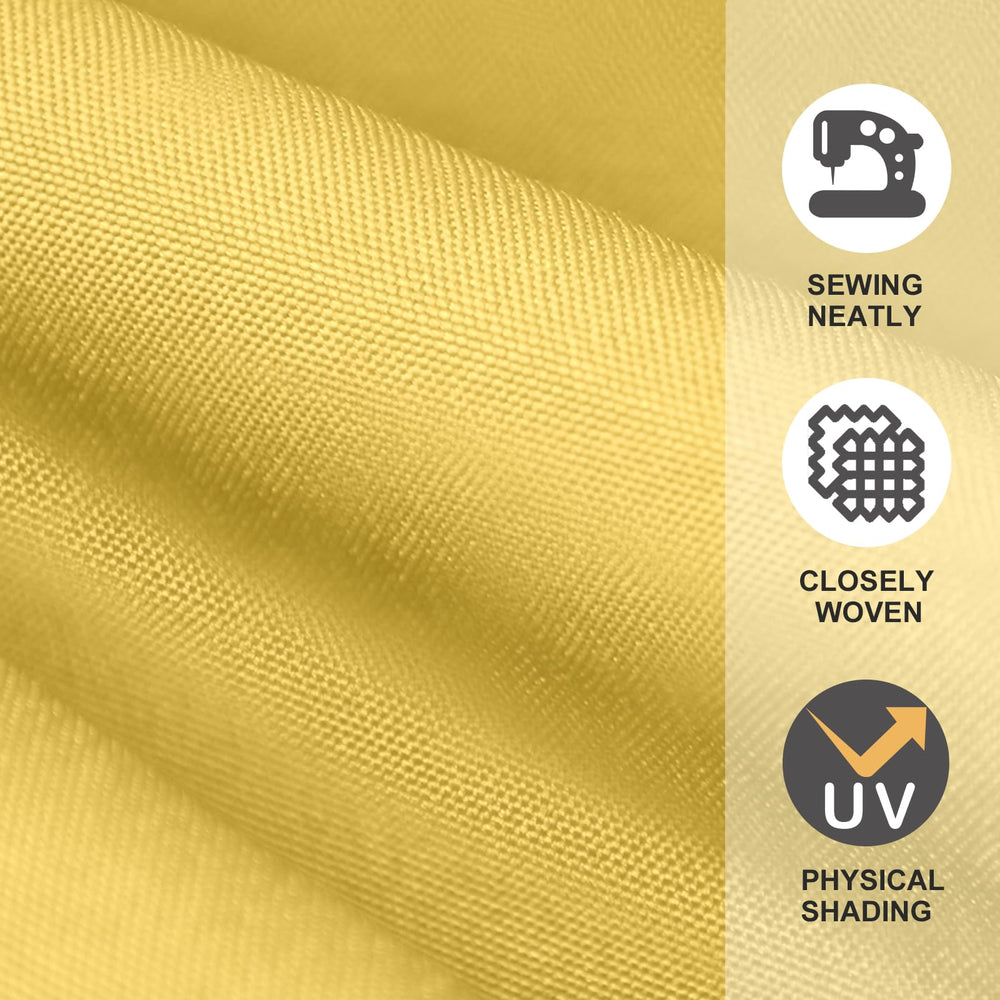 EliteShade 9FT canopy cover side view with ribs