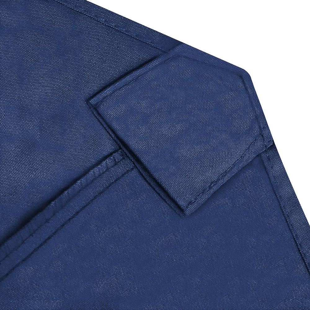 EliteShade 9FT patio umbrella navy blue canopy cover detail