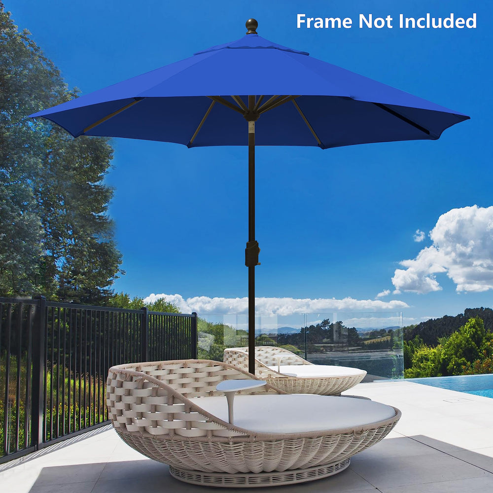 EliteShade 9FT umbrella canopy in outdoor setting