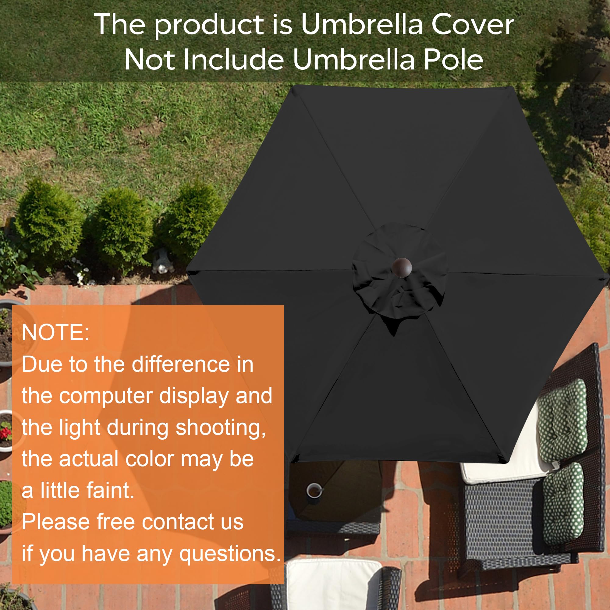 EliteShade replacement canopy cover top view