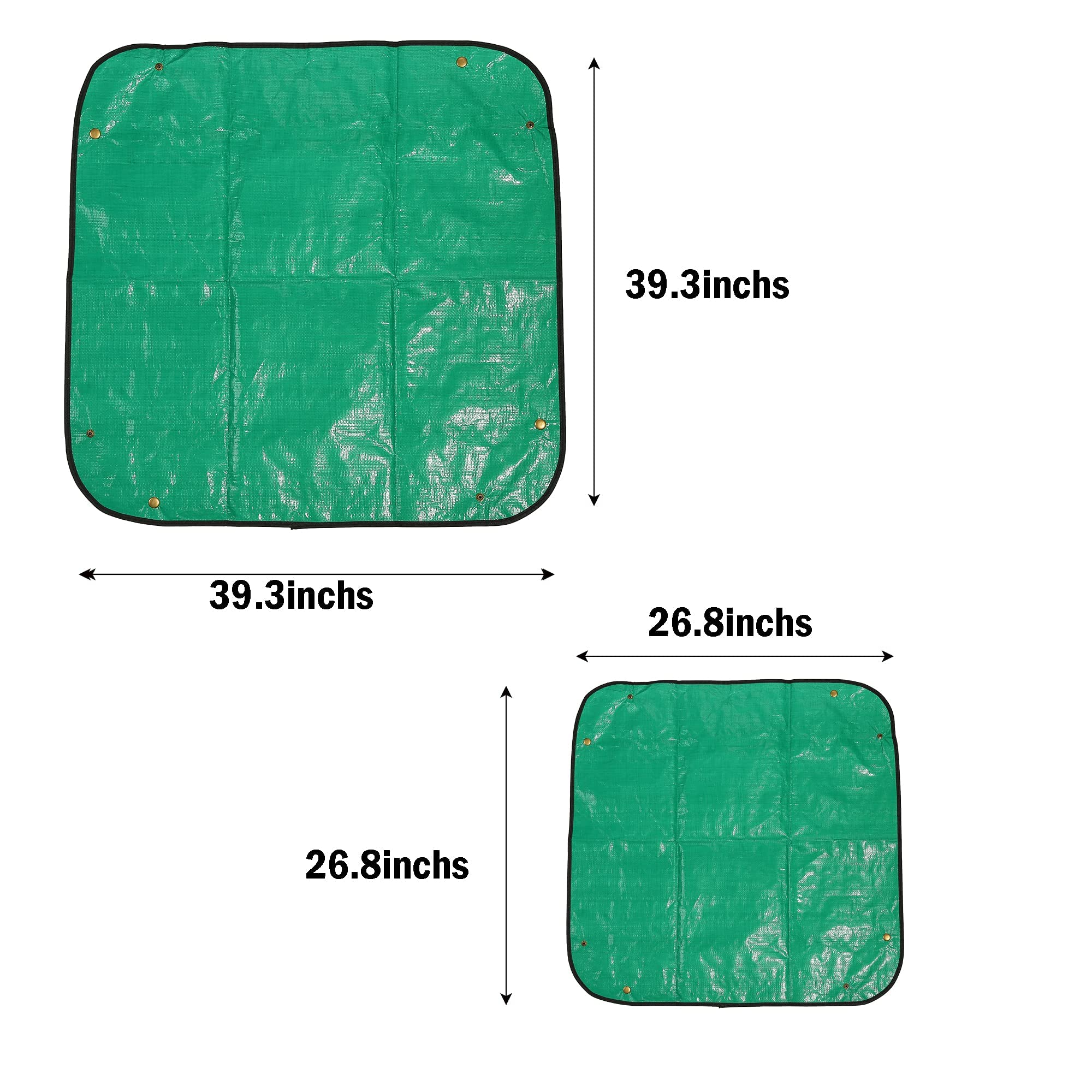 ELLAZYY 26.8-inch waterproof repotting mat side view