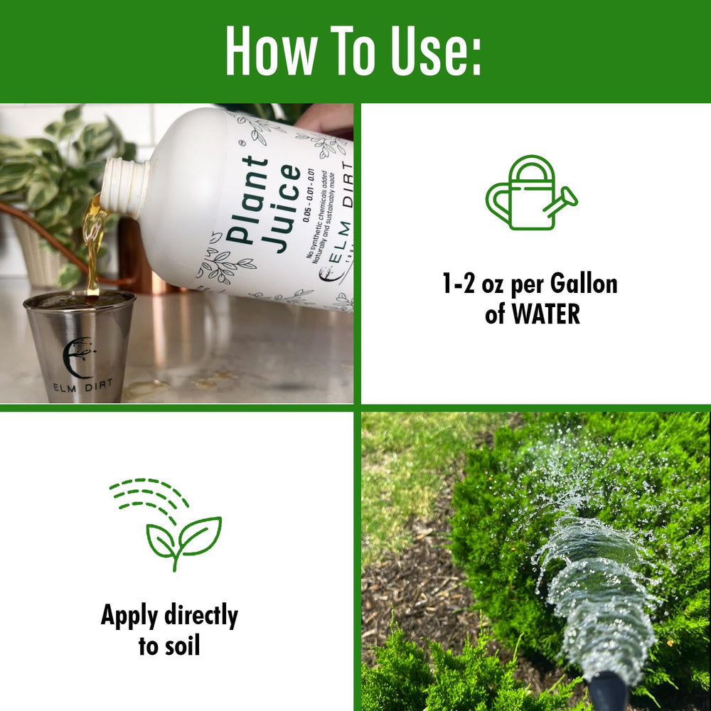 Elm Dirt Organic Fertilizer packaging details