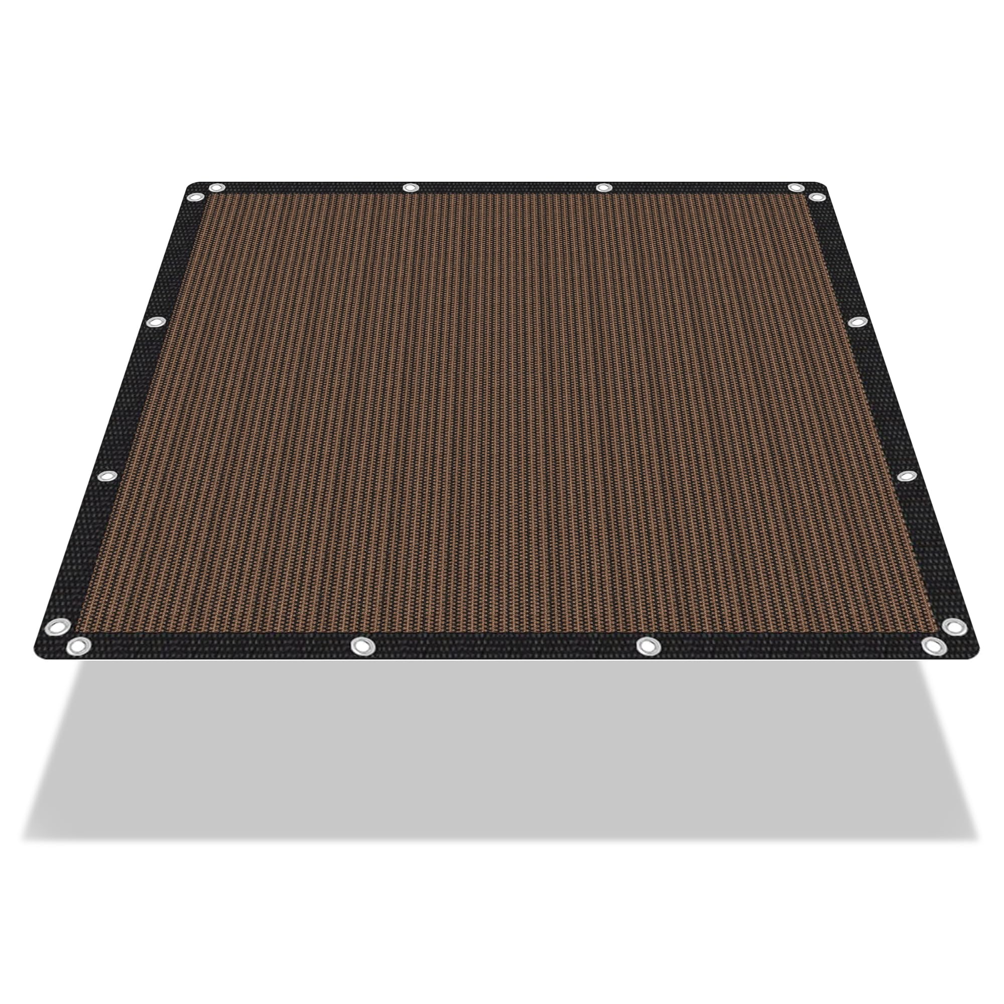 EMERIT Shade Cloth 90% UV Protection 6X6 FT Mocha front view