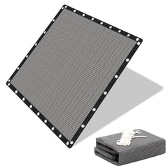 EMERIT Shade Cloth 90% UV Protection gray fabric front view