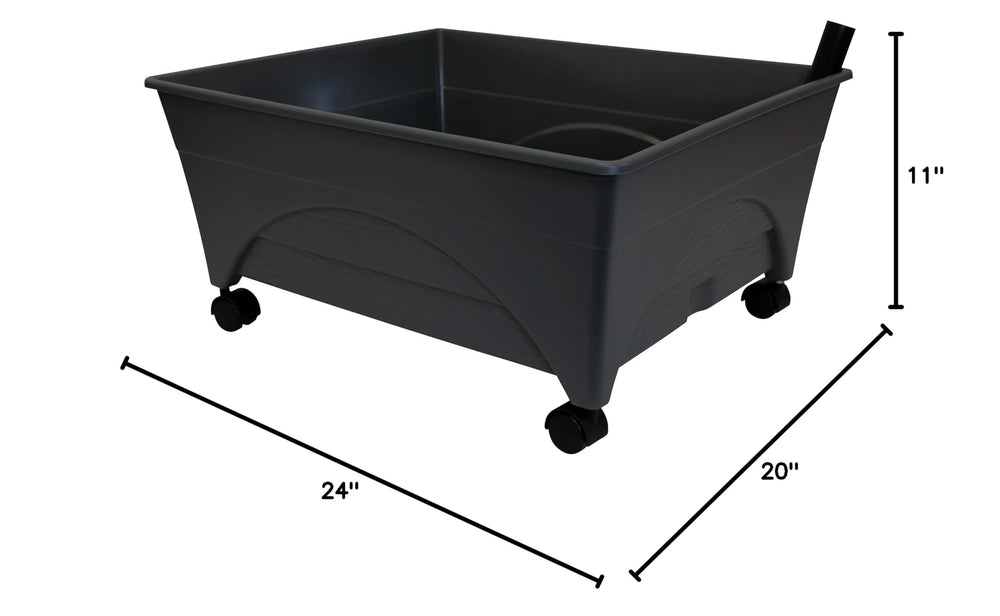 Emsco City Picker Grow Box on a patio setting