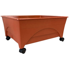 Emsco Group City Picker Raised Bed Grow Box front view in terracotta