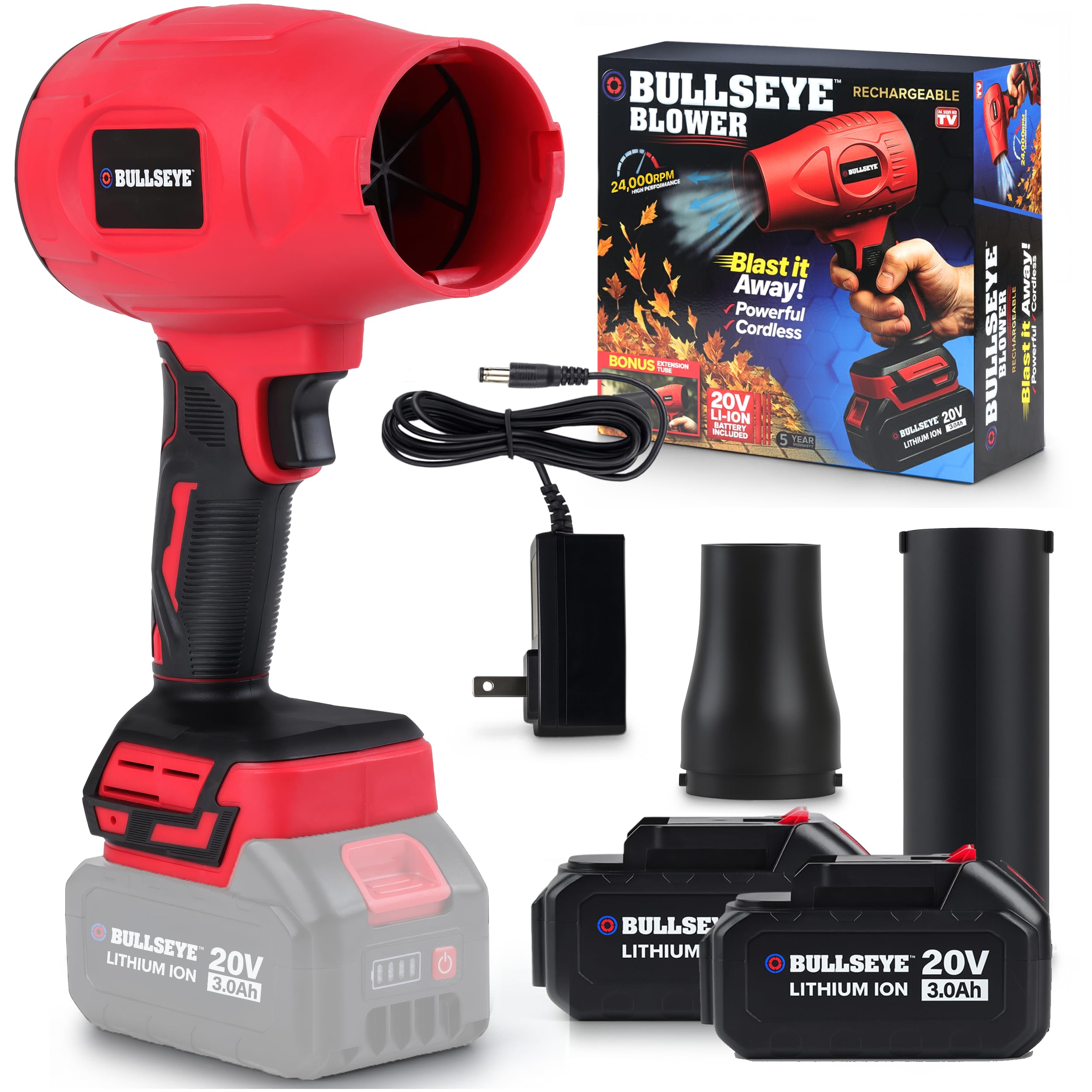 EMSON Bullseye Blower handheld cordless leaf blower front view