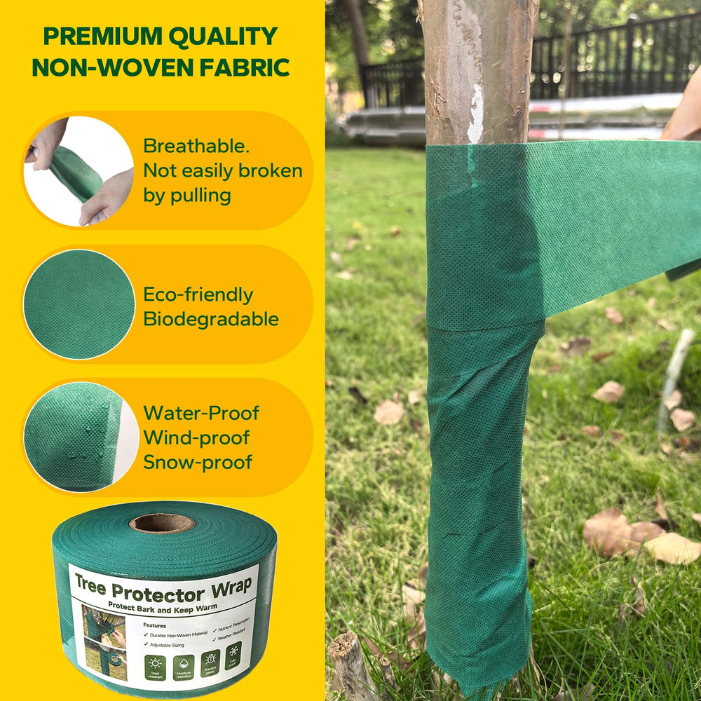 Emycool Tree Wrap roll showing length and width