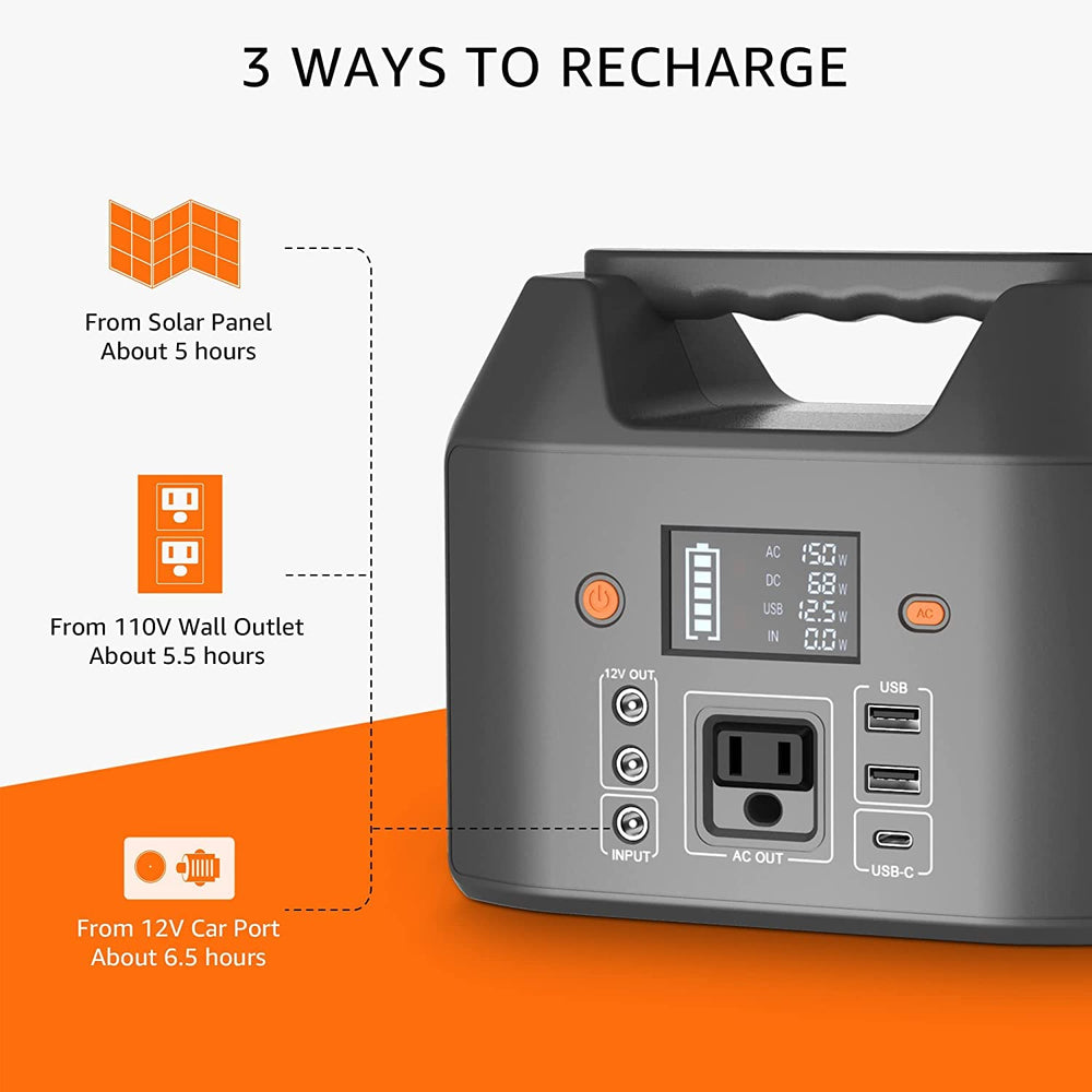 EnginStar Power Bank recharging with solar panel