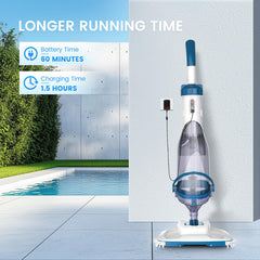 Enhulk PC15 Pool Vacuum set on pool deck