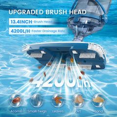 Enhulk PC15 Pool Vacuum with telescopic pole extended