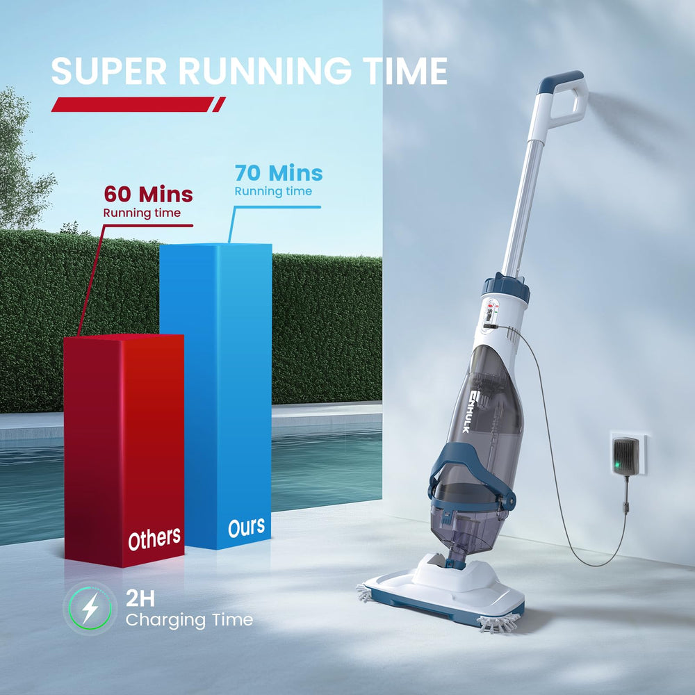 Enhulk PC18 cordless pool vacuum in blue colour