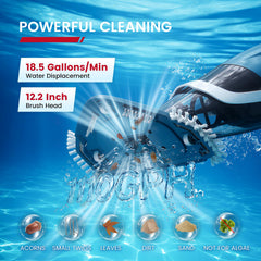 Enhulk PC40 Pool Vacuum with telescopic pole extended
