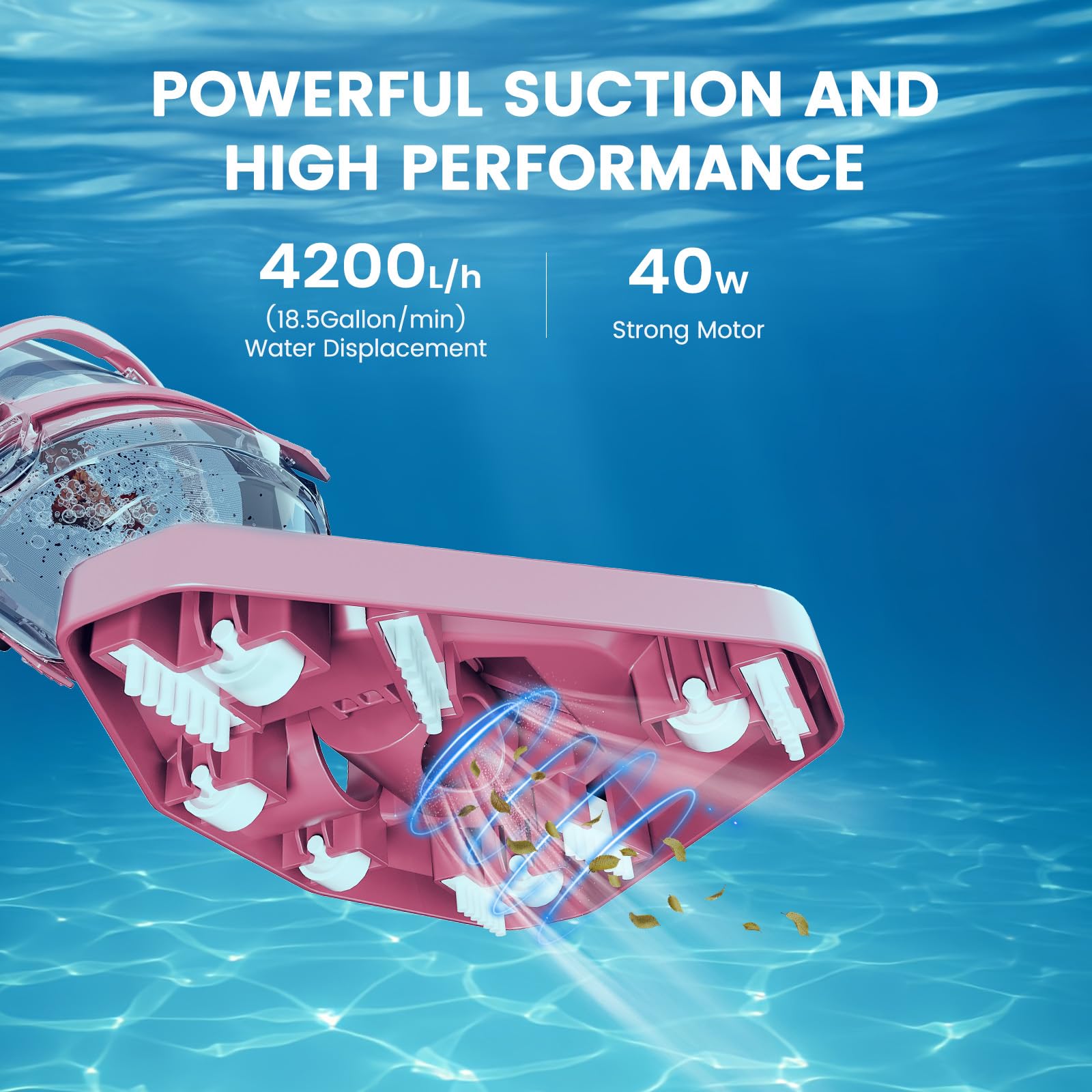 Enhulk pool vacuum with filter bags and accessories displayed