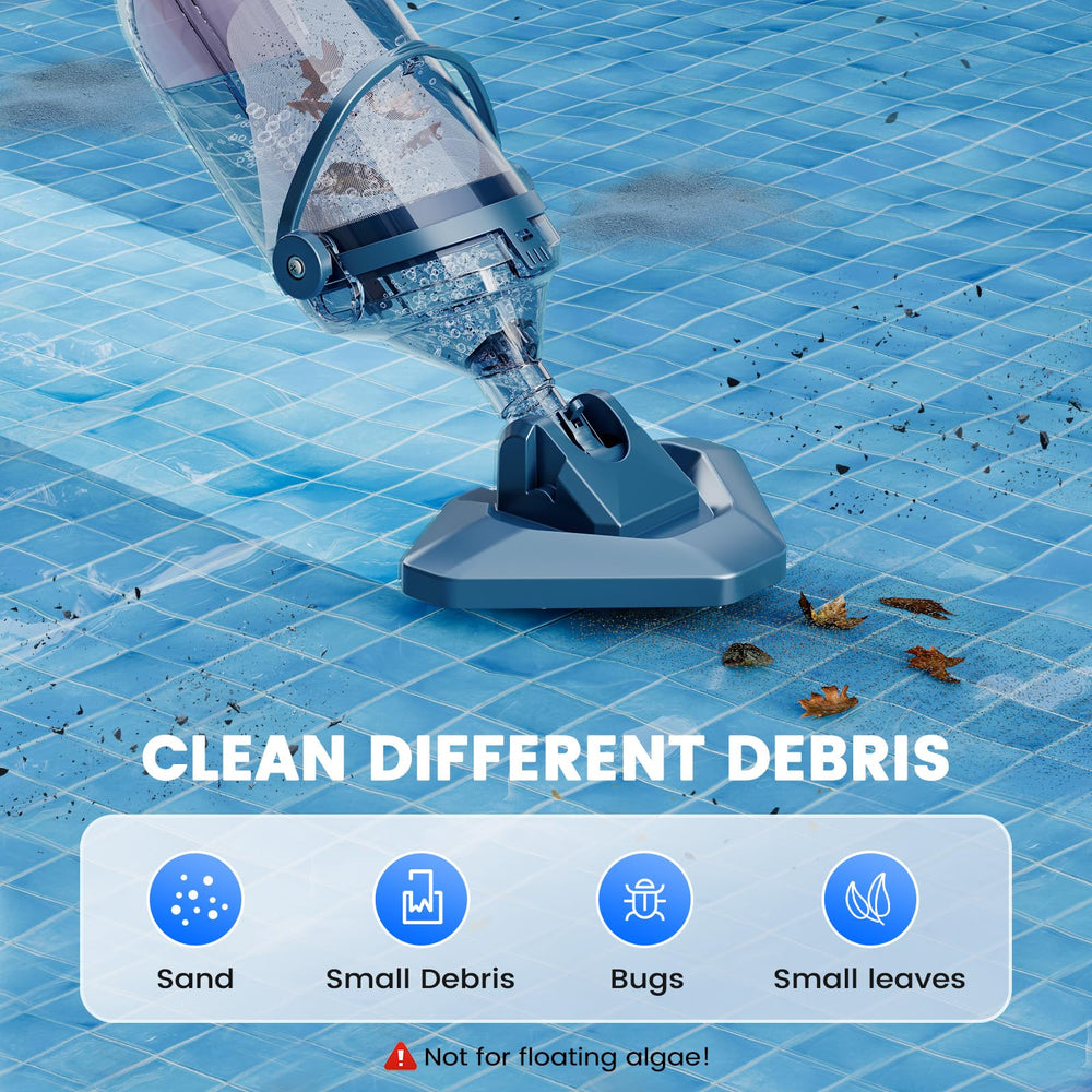 Enhulk pool vacuum with filter bags displayed