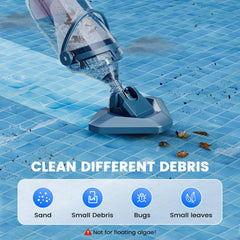 Enhulk pool vacuum with filter bags displayed