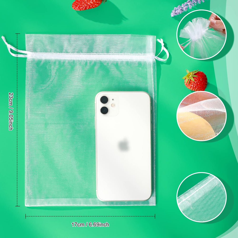 ENNIYU fruit netting bags 6x9 inch size