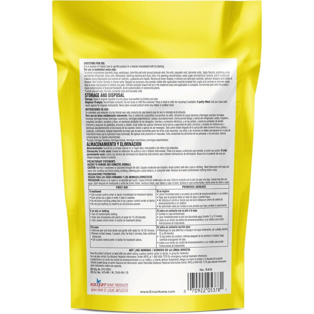 Enoz Roach Away Boric Acid Powder usage examples in corners
