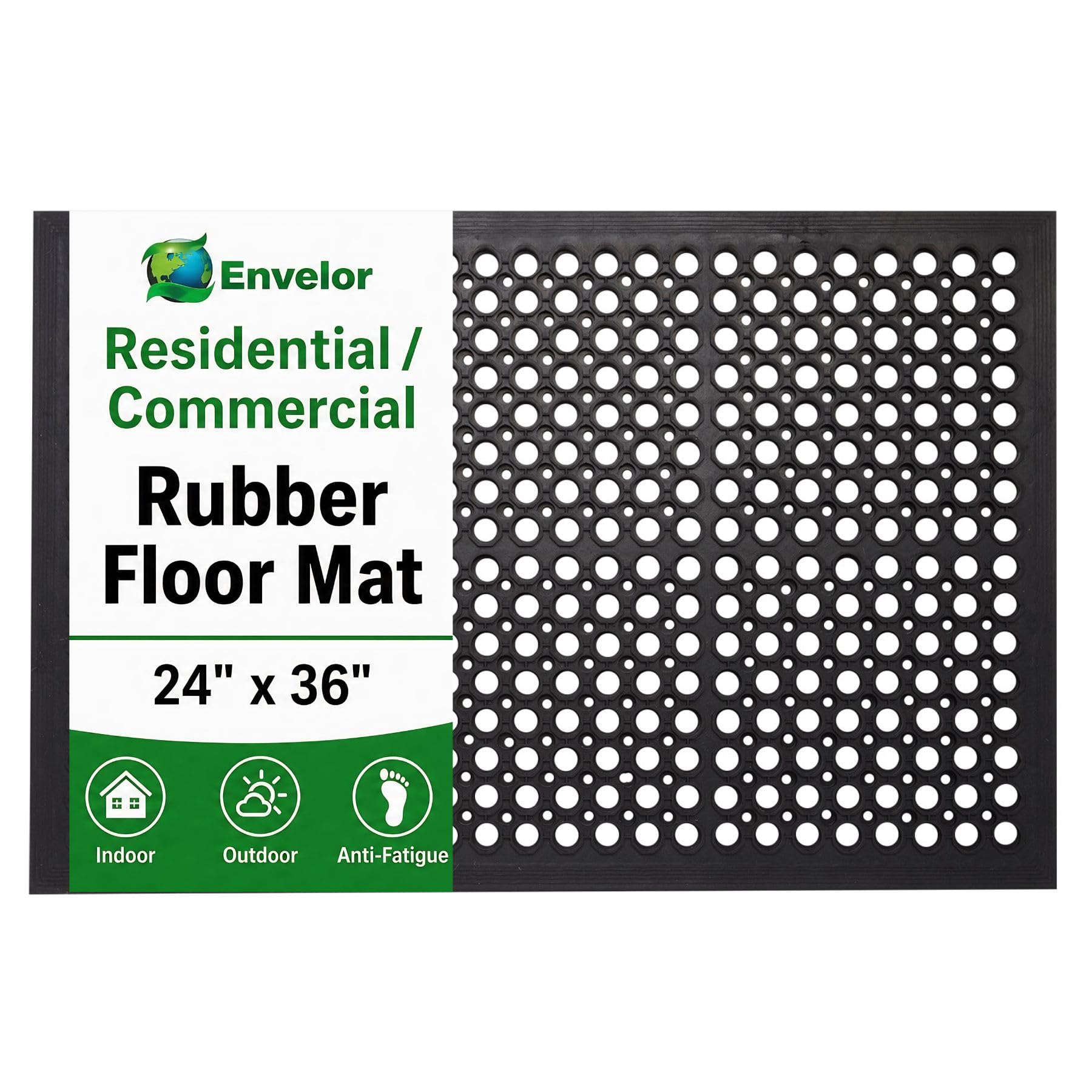 Envelor Anti Fatigue Bar Mat 24x36 inch front view