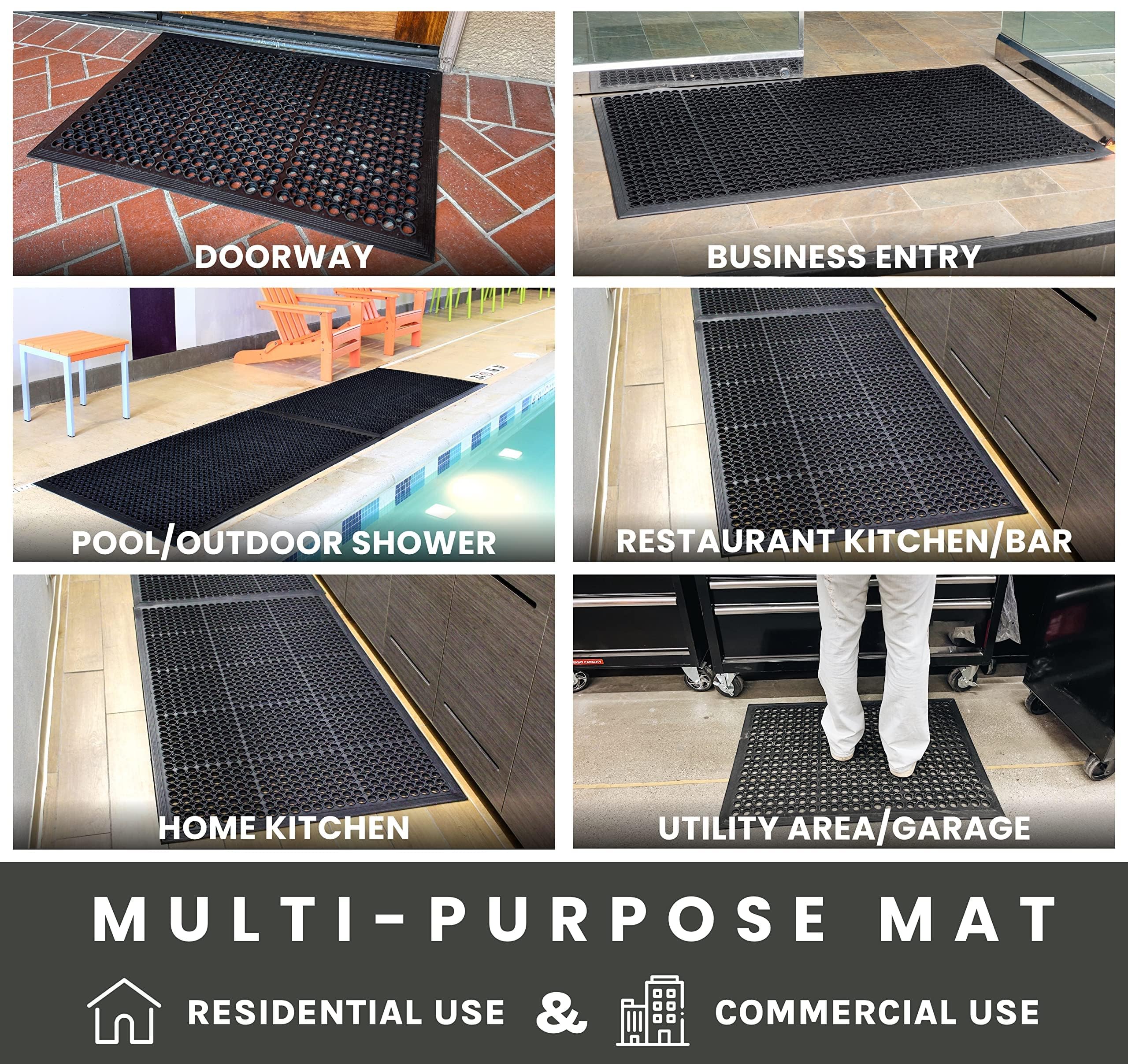 Envelor Anti Fatigue Bar Mat on kitchen floor