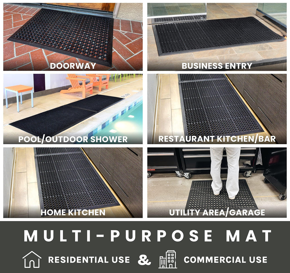 Envelor Anti Fatigue Bar Mat on kitchen floor