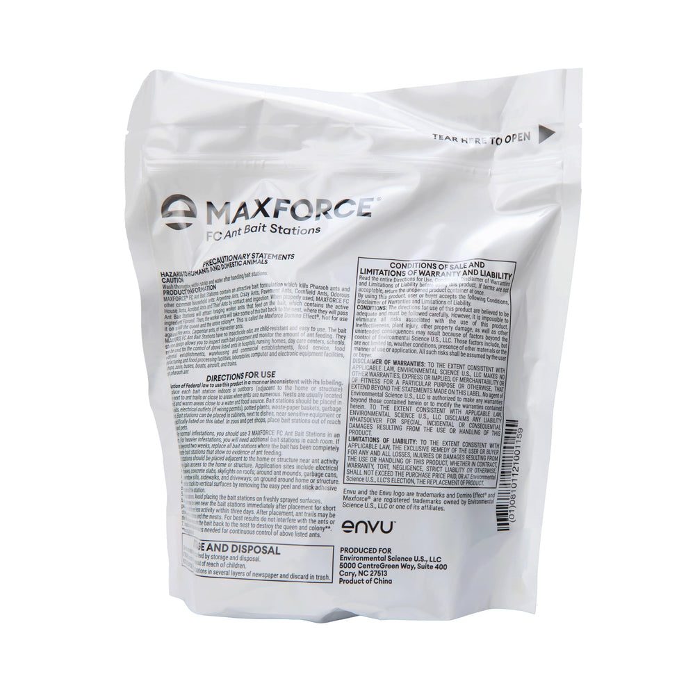 Envu Maxforce FC Ant Bait Station close-up showing bait inside