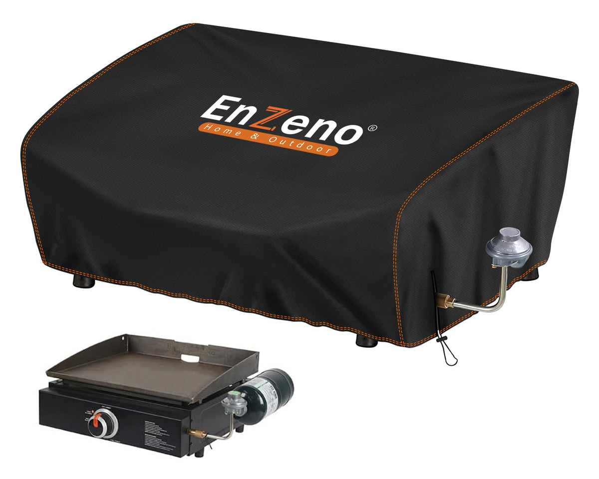 Enzeno Griddle Cover for Blackstone 17-inch grill front view