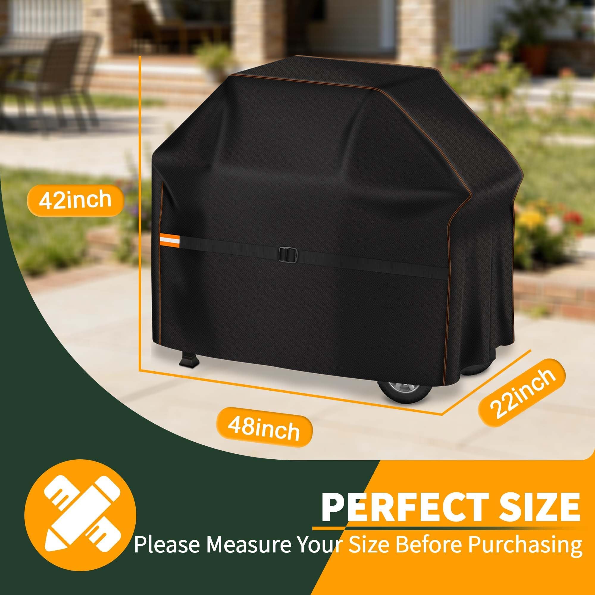 Enzeno Grill Cover 48 Inch detailed view of drawstring