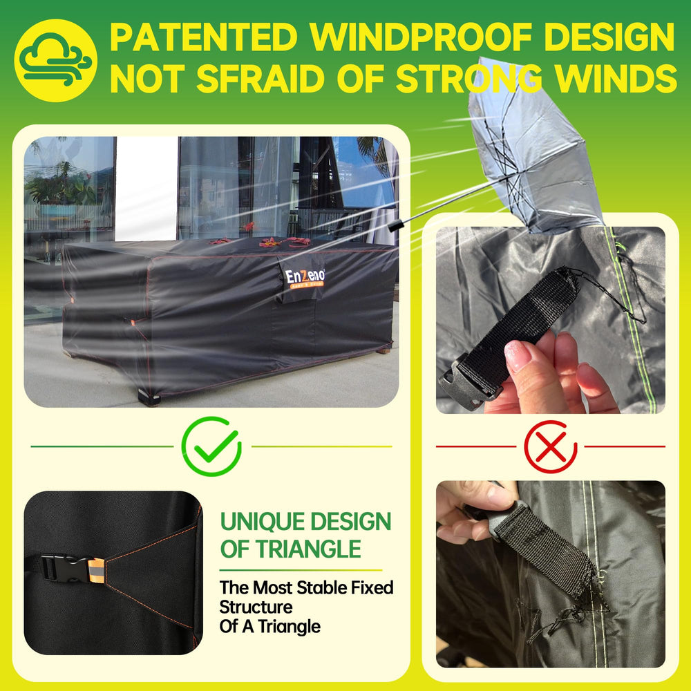 Enzeno Patio Furniture Cover on outdoor table