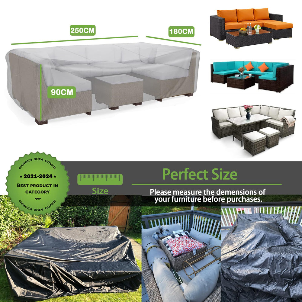 Enzeno Patio Furniture Cover with stereo vent feature