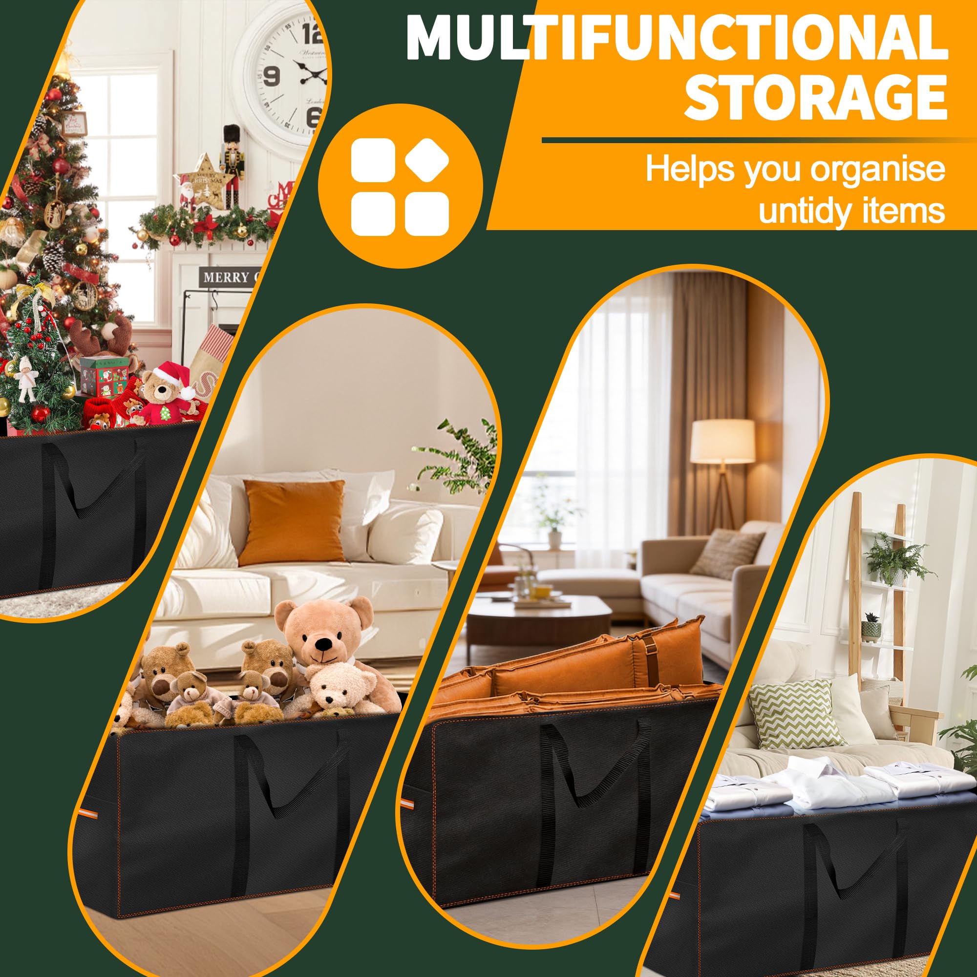 Enzeno storage bag displayed with outdoor cushions
