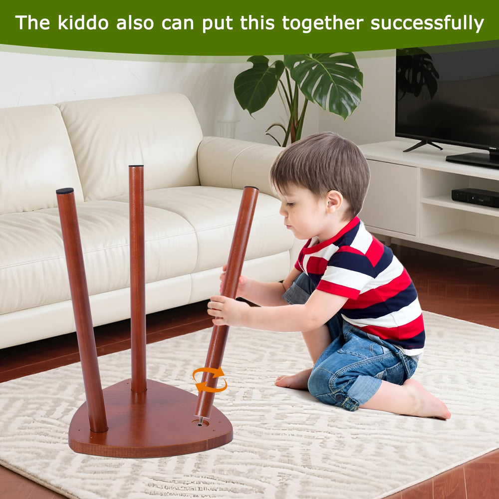 Eocogup Plant Stand with furniture pads on legs