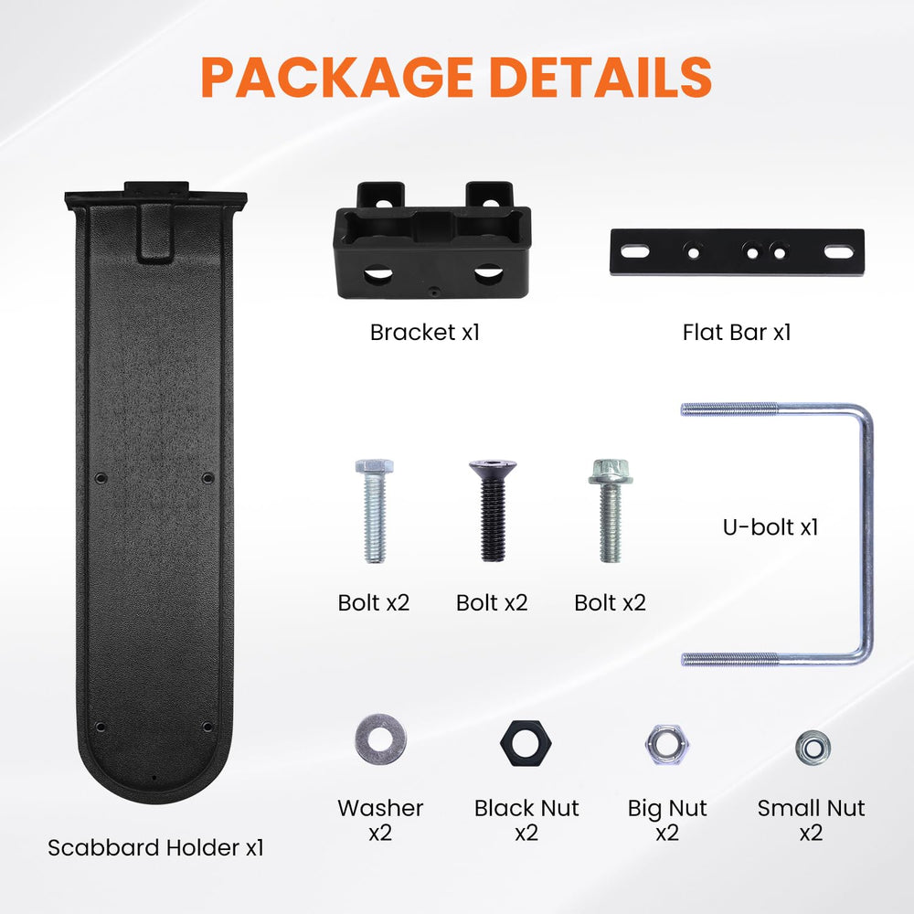 EONECROSS chainsaw holder installation manual and parts