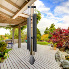 EPARTSWIDE 44-inch large wind chimes dark colour front view