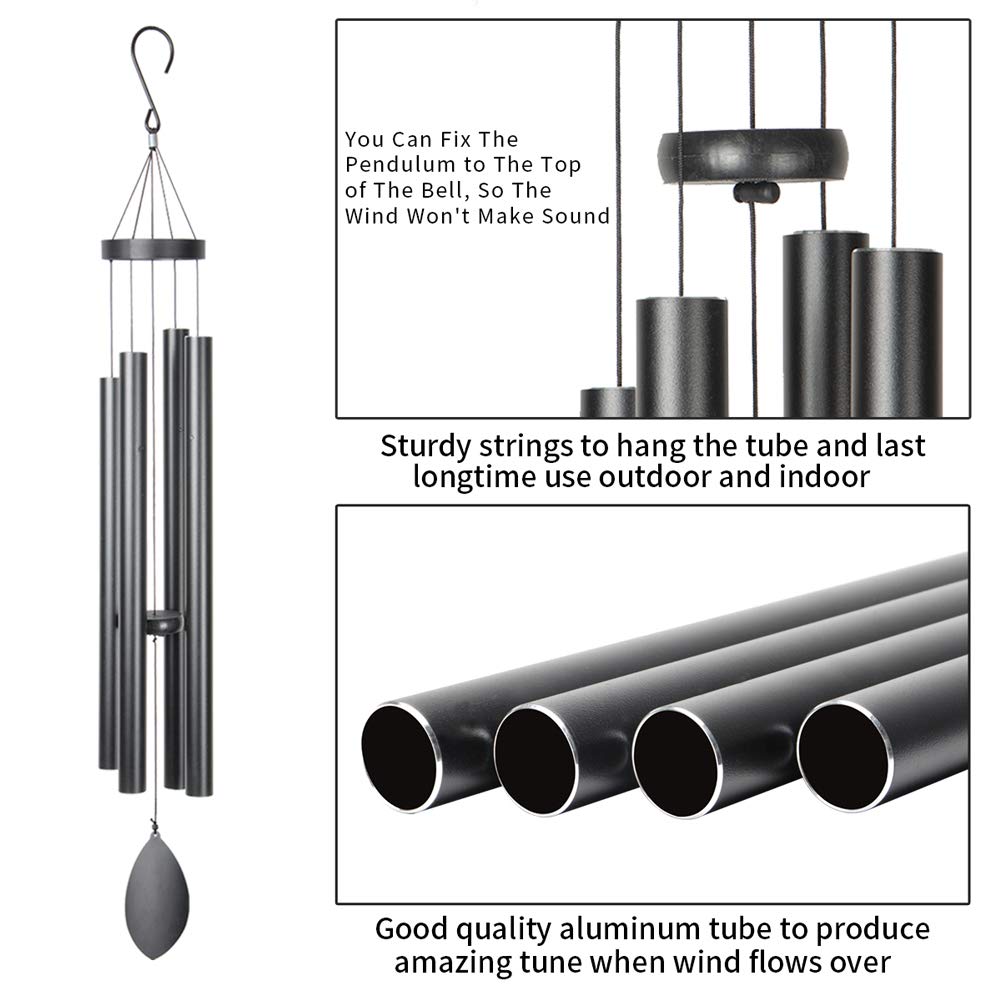 EPARTSWIDE wind chimes hanging in garden