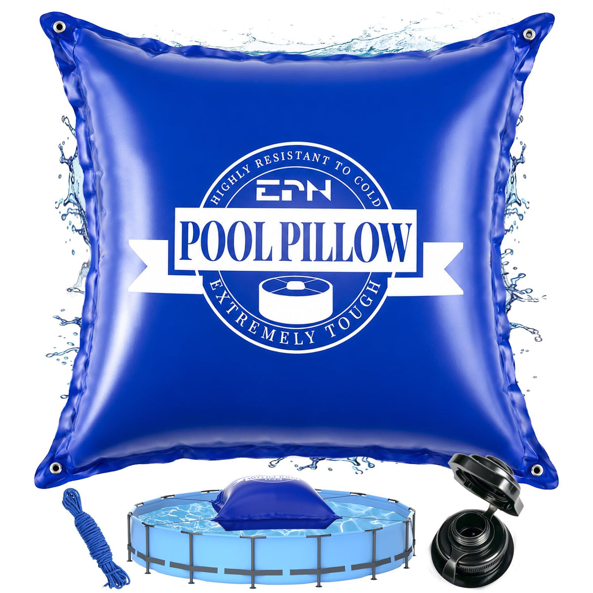 EPN 8 x 8FT Pool Pillow front view
