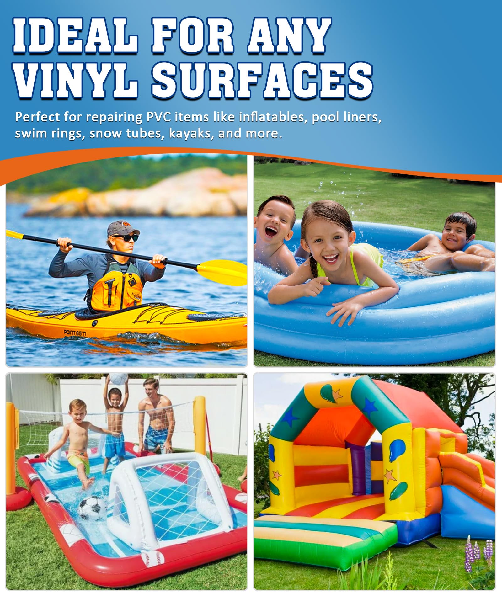 EPN Air Mattress Patch Kit in use on inflatable equipment