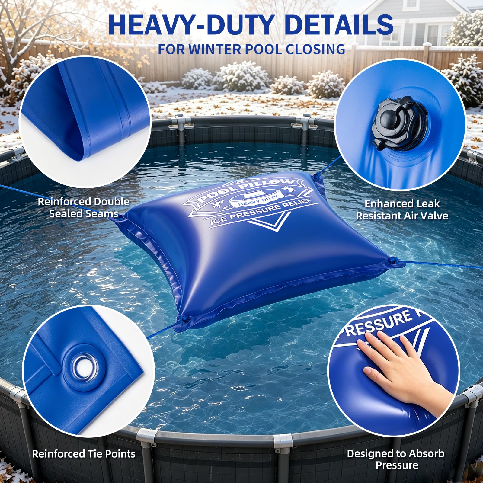 EPN Pool Pillow 8x8FT in packaging