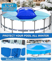 EPN Pool Pillow mini Boston-style valve close-up