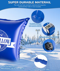 EPN Pool Pillow secured with rope