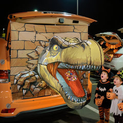 Epochleno Halloween T-Rex Car Decorations Kit front view